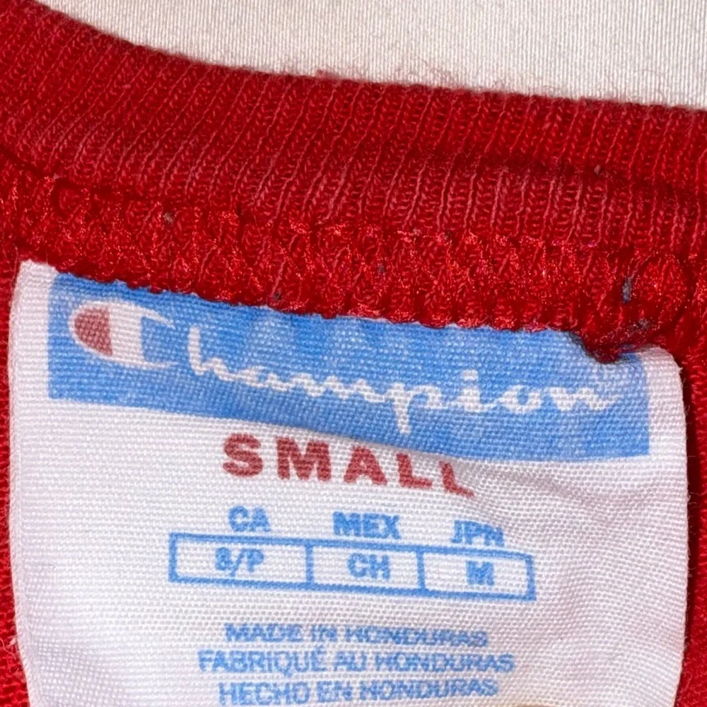 Champion Red Logo Shirt Size S - Picture 3 of 8